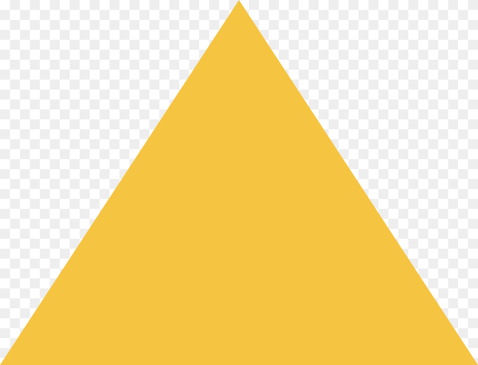 Yellow Triangle No Background Png