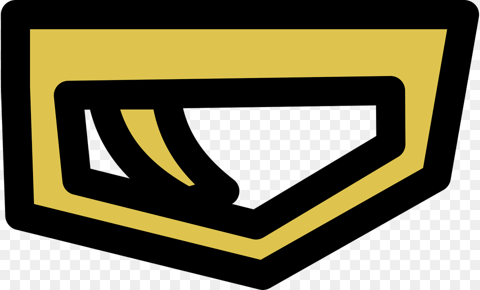 Yellow Trigger Clipart, Logo, Emblem, Symbol, Blackboard Free Png