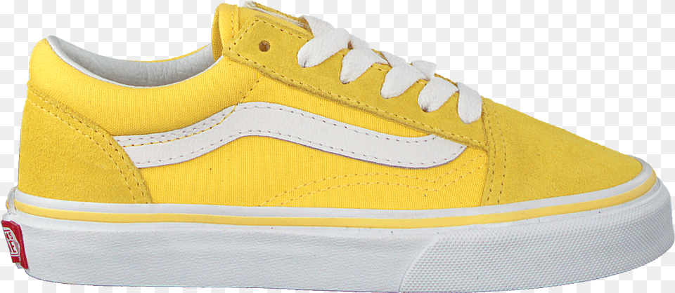 Yellow Vans Sneakers Uy Old Skool Aspen Goldtrue W Vans Meisjes Sneakers Heel Licht Geel, Clothing, Footwear, Shoe, Sneaker Free Transparent Png
