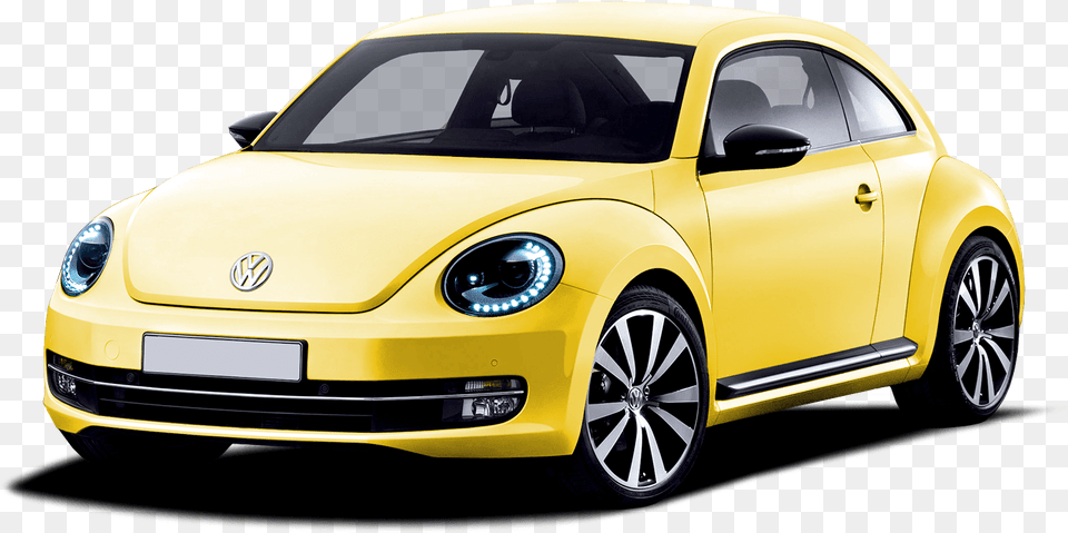 Yellow Volkswagen Beetle Ca Volkswagen The Beetle Yellow, Alloy Wheel, Vehicle, Transportation, Tire Free Png Download