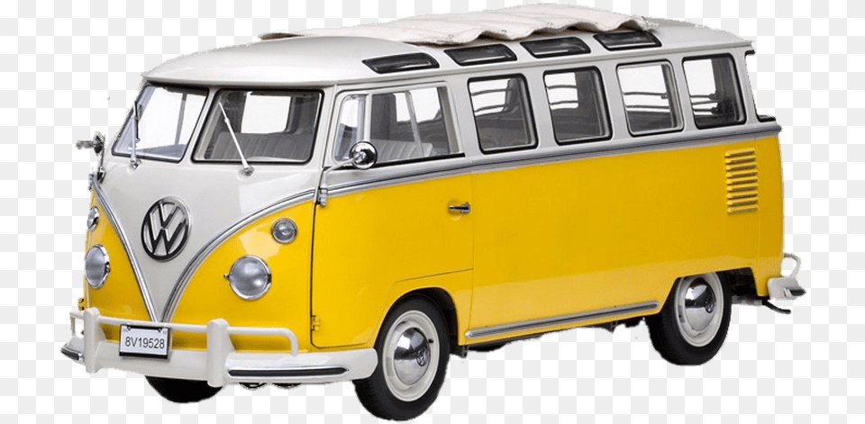 Yellow Volkswagen Camper Van Volkswagen, Caravan, Transportation, Vehicle, Car Free Png