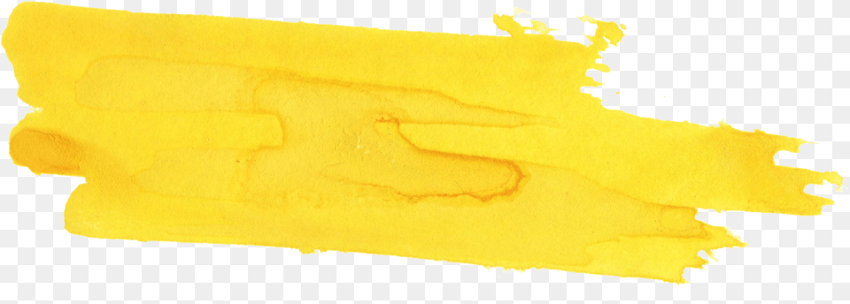 Yellow Watercolor Brush Stroke Golden Yellow Paint Stroke Free Transparent Png