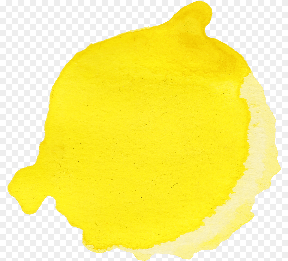 Yellow Watercolor Circle Illustration, Flower, Petal, Plant Free Png Download