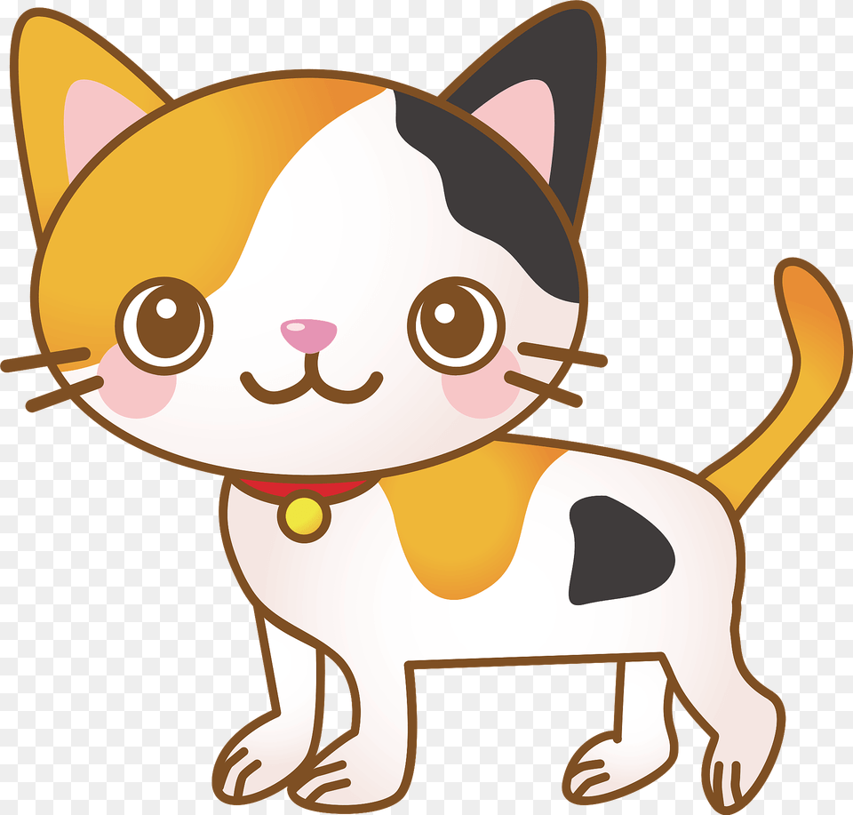 Yellow White And Brown Spotted Cat Clipart, Animal, Pet, Canine, Mammal Free Png Download