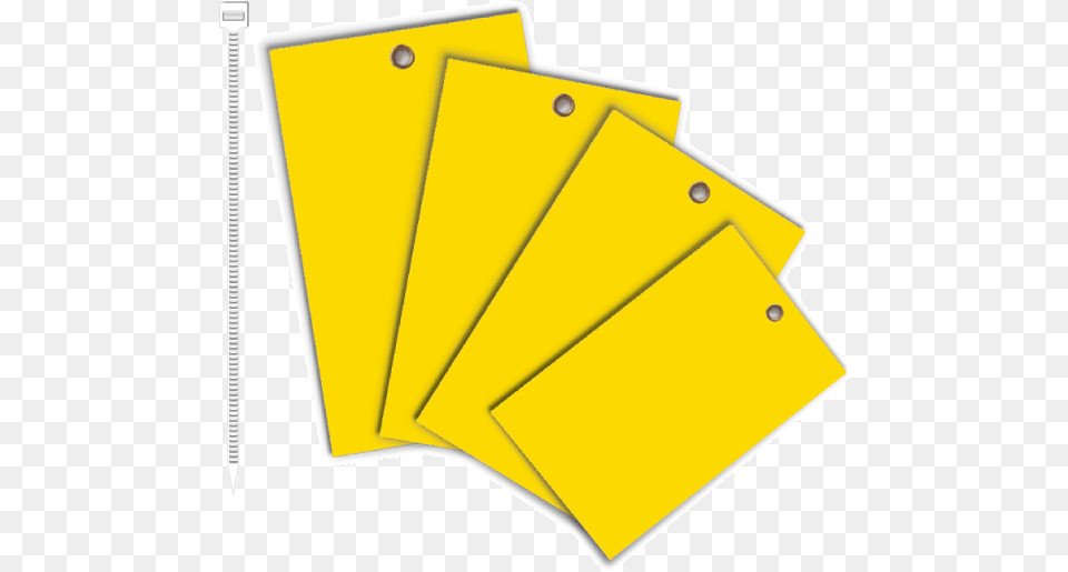 Yellow Write On Vinyl Tag Sign, Paper Png Image