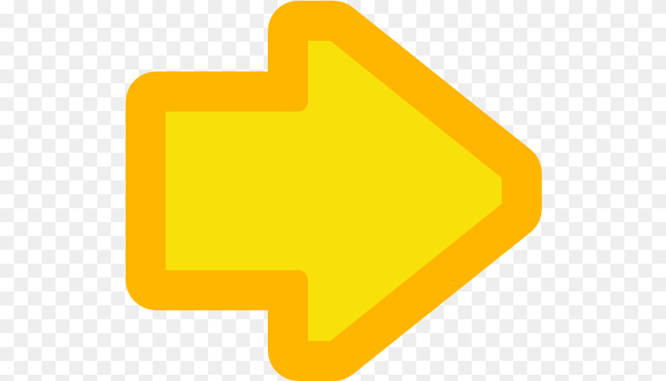 Yellow Yellow Arrow Gif, Sign, Symbol, Road Sign Png Image