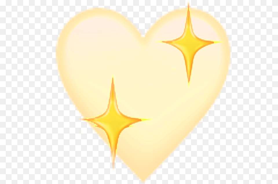 Yellow Yellowheart Heart Emoji Heartemoji Heart, Symbol, Balloon Free Png Download