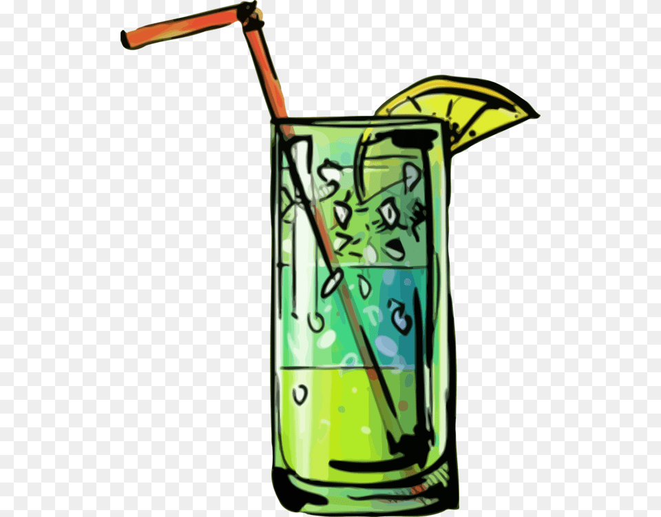 Yellowglassgreen Green And Yellow Cocktail Clipart, Alcohol, Beverage, Mojito, Glass Free Transparent Png