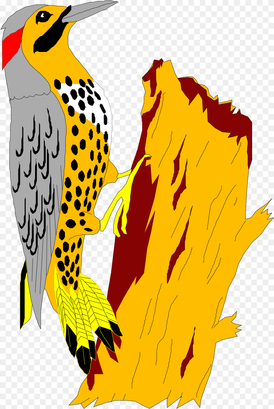 Yellowhammer Tree Bird Wings Yellowhammer On Tree, Plant, Adult, Woman, Person Png Image