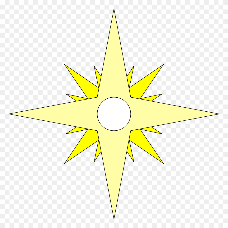 Yellowspikestar Clipart, Star Symbol, Symbol Free Png Download