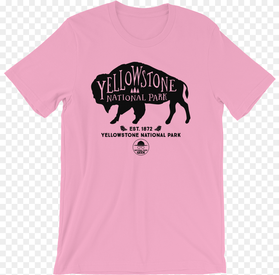 Yellowstone National Park Geek T Shirt Yosemiti Park Shirt, Clothing, T-shirt, Animal, Mammal Free Png Download