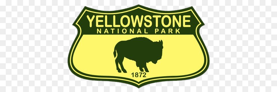 Yellowstone National Park Logo, Wildlife, Animal, Bear, Mammal Free Transparent Png