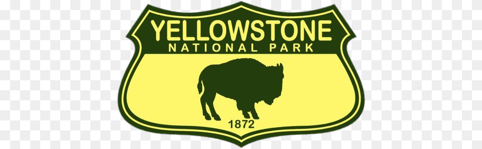 Yellowstone National Park Logo Logo Yellowstone National Park, Animal, Buffalo, Mammal, Wildlife Free Transparent Png