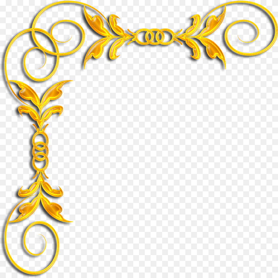 Yellowtextclip Artfont Royal Border Design, Text Png Image