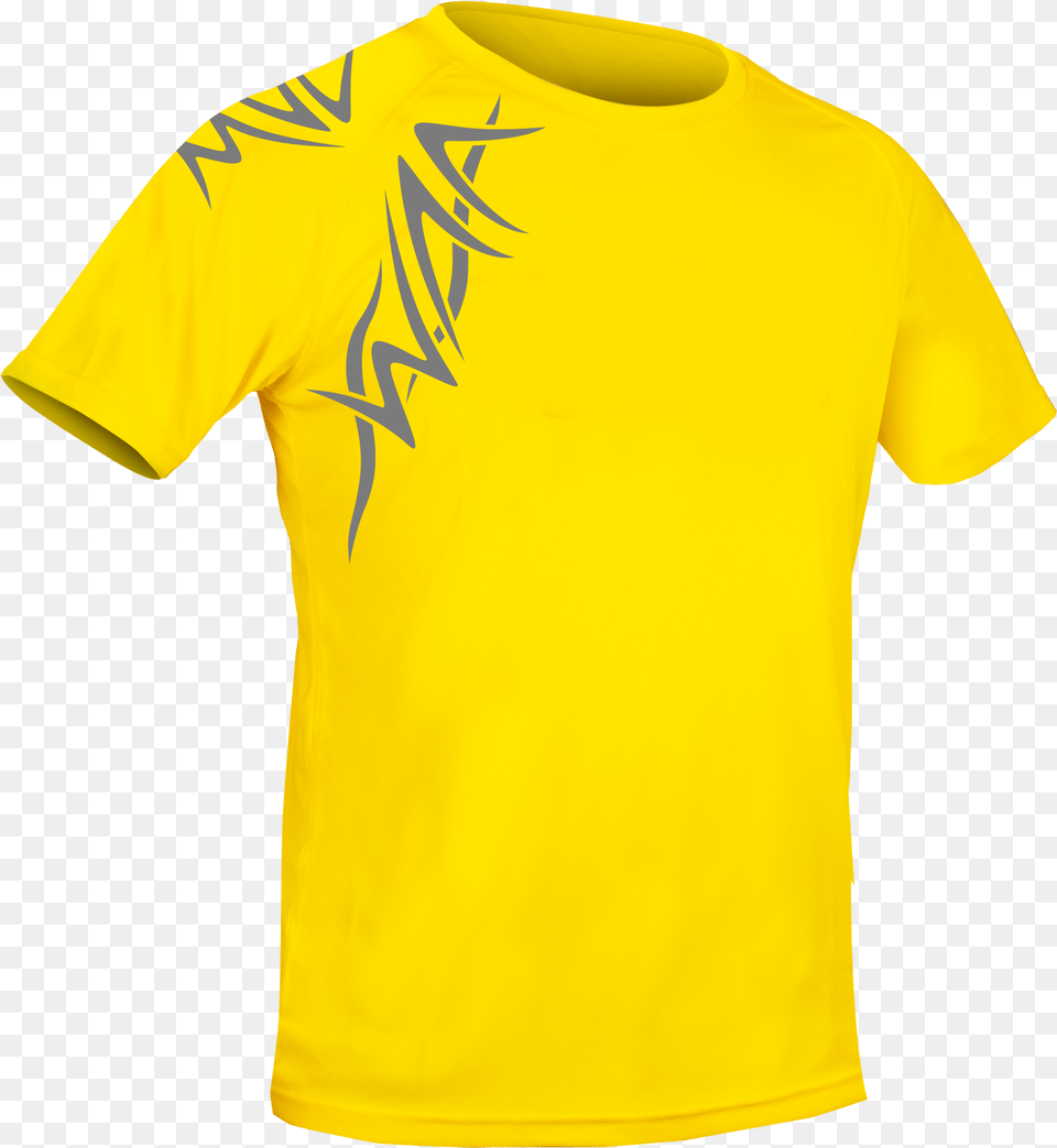 Yellowtitle Yellow Active Shirt, Clothing, T-shirt Free Transparent Png