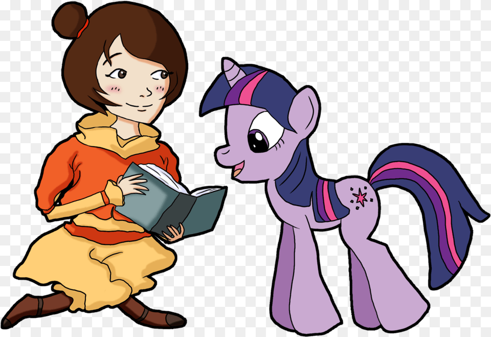 Yellowwatermelon Crossover Jinora Safe The Legend Horse, Book, Comics, Publication, Baby Free Transparent Png