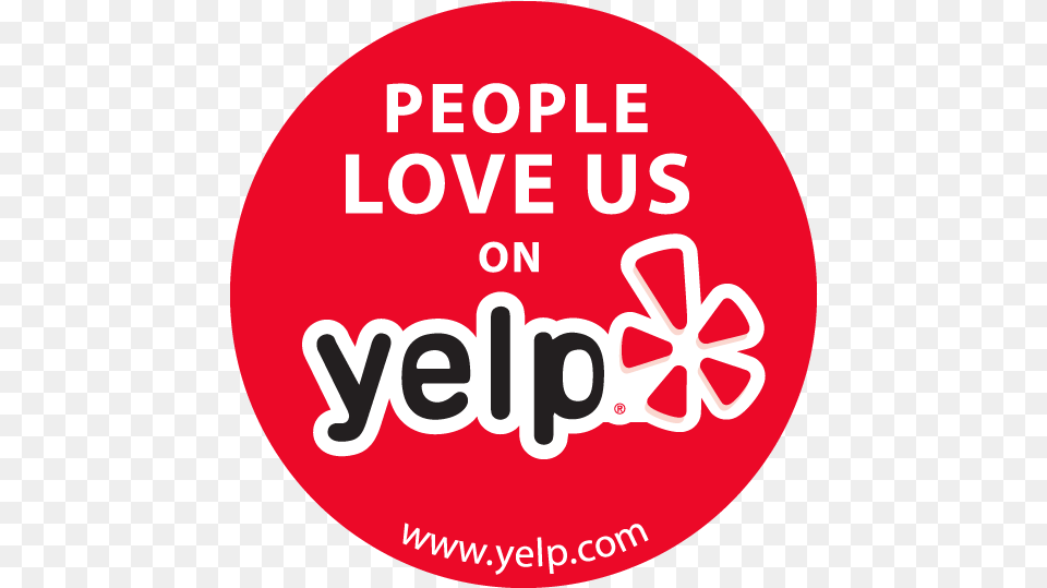 Yelp Award People Love Us Yelp, Sticker, Logo, Disk Free Transparent Png