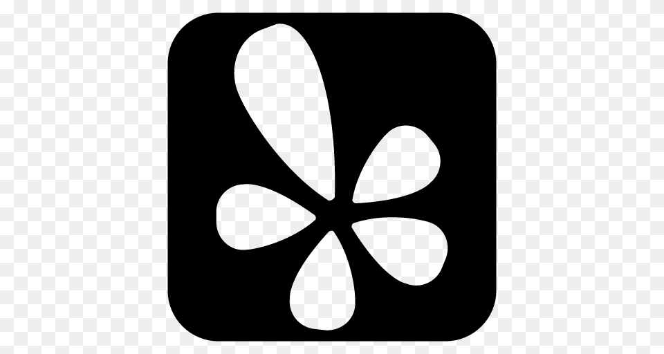 Yelp Icon, Gray Png Image