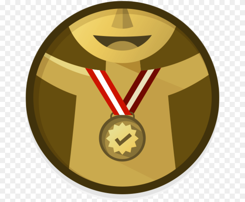 Yelp Rookie Badge Preview Emblem, Gold, Gold Medal, Trophy Free Png Download