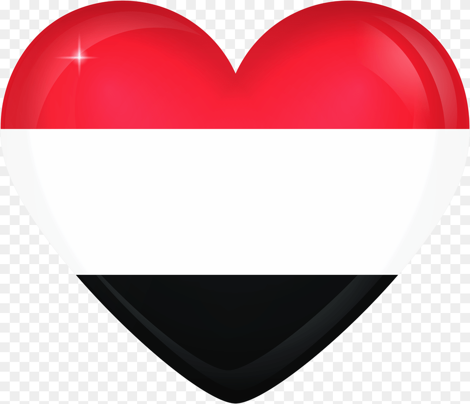 Yemen Large Heart Flag Syria Heart Flag Free Png Download