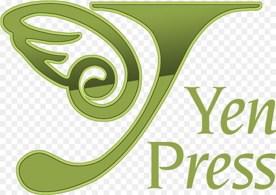 Yen Yen Press Logo, Text, Smoke Pipe Png Image