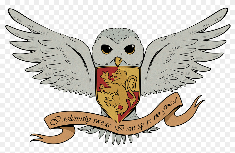 Yep Thats Right Time To Cause A Little Trouble Potter World, Emblem, Symbol, Animal, Bird Free Png