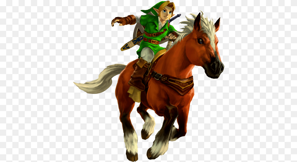 Yes Epona Is Link39s Horse From The Legend Of Zelda Zelda Epona, Person, Animal, Mammal, Knight Png Image