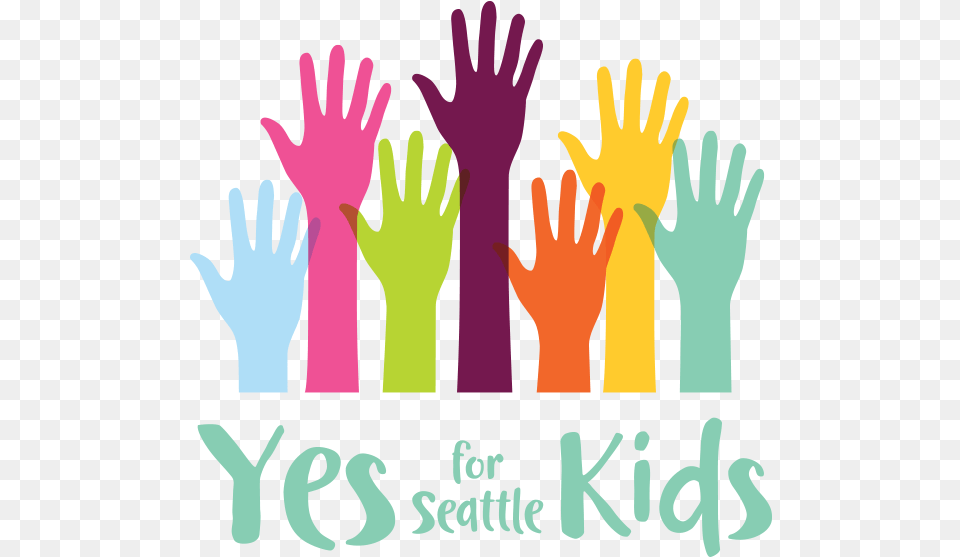 Yes For Seattle Kids Logo Seattle Proposition, Clothing, Glove, Person Free Png