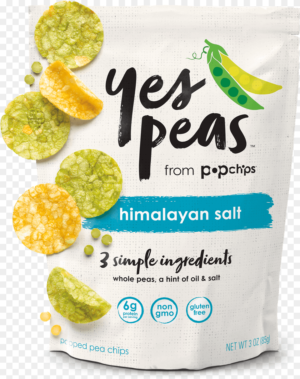 Yes Peas Salt 3oz Bag Yes Peas From Popchips, Food, Snack, Produce Free Png Download