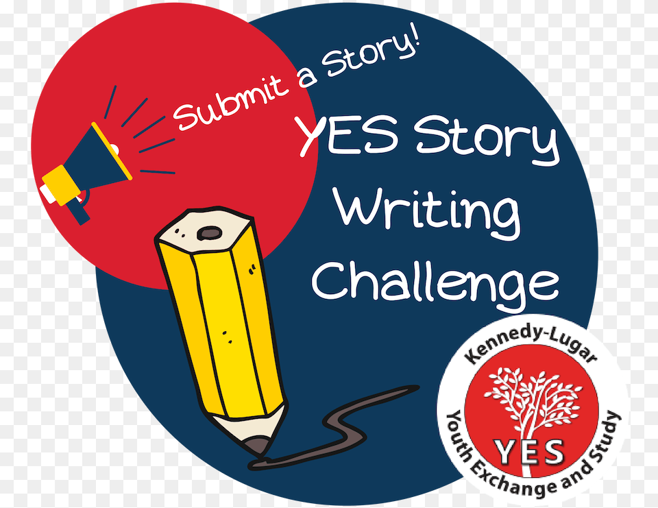 Yes Story Writing Challenge Logo Yes Program, Pencil Png Image
