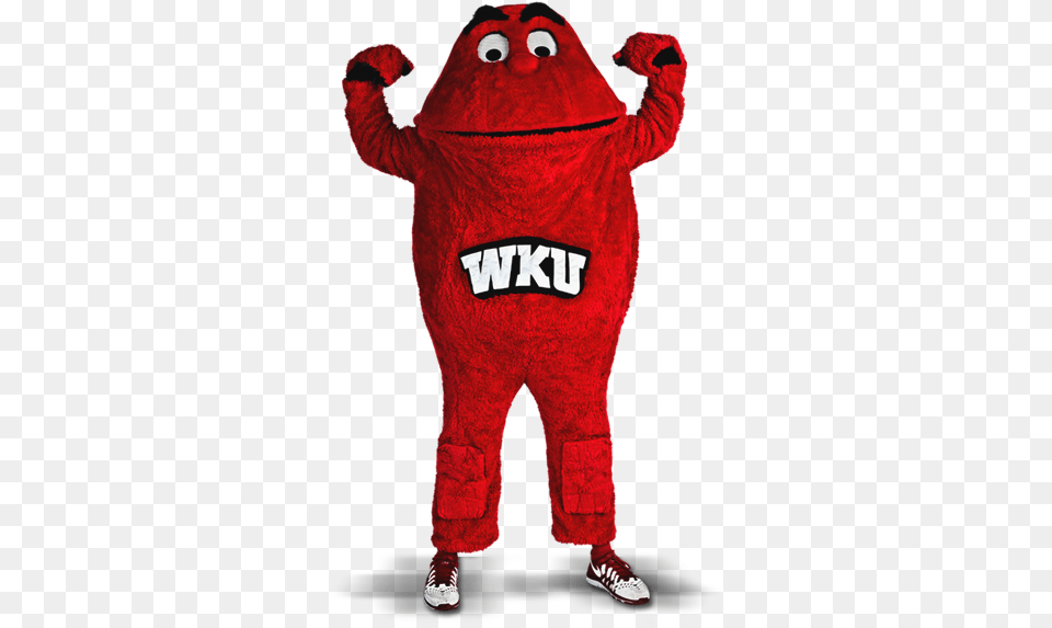 Yes To Football Series With Western Kentucky But Basketball Wku Big Red No Background, Mascot, Baby, Person Free Png Download