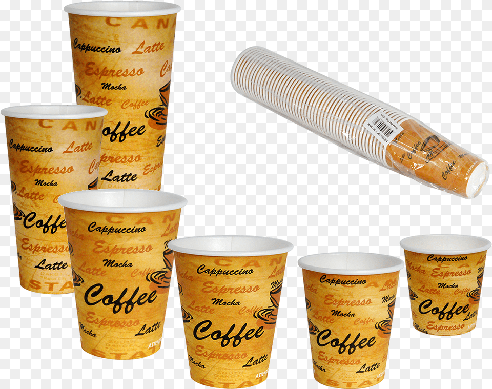 Yeseco Coffee Paper Cups Are Fully Recyclable Ice Cream, Cup, Disposable Cup, Beverage, Coffee Cup Free Transparent Png