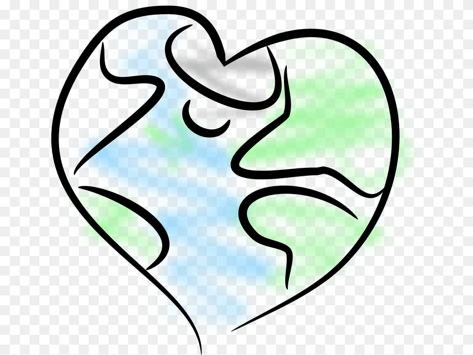 Yespress Earth Heart Clipart In Pack 5171 Earth Heart Clipart, Person, Face, Head, Art Free Png Download