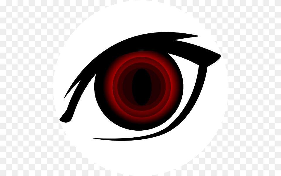 Yespress Red Anime Eye Transparent, Disk Png