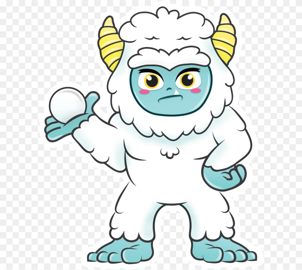 Yeti Cartoon, Baby, Person, Face, Head Free Png Download