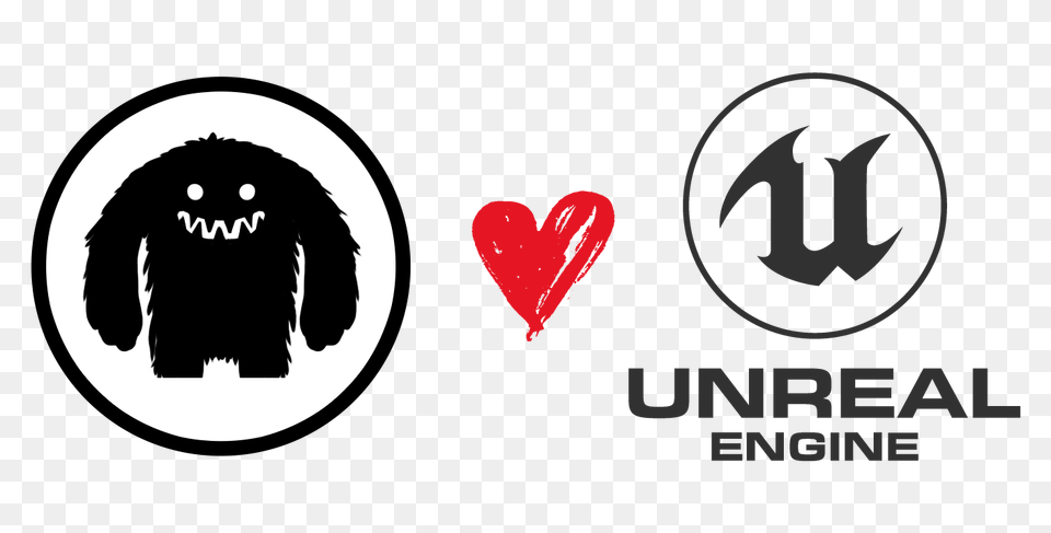 Yeti Loves Unreal Unreal Engine 5 Logo, Animal, Bear, Mammal, Wildlife Free Transparent Png