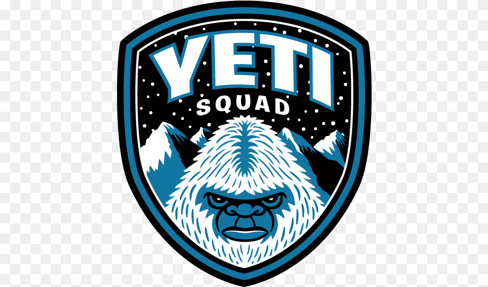 Yeti Squad Bigfoot Patrol Patch Patch Art Cartoon Cartoon Yeti Squad Patch, Logo, Person, Badge, Symbol Free Transparent Png