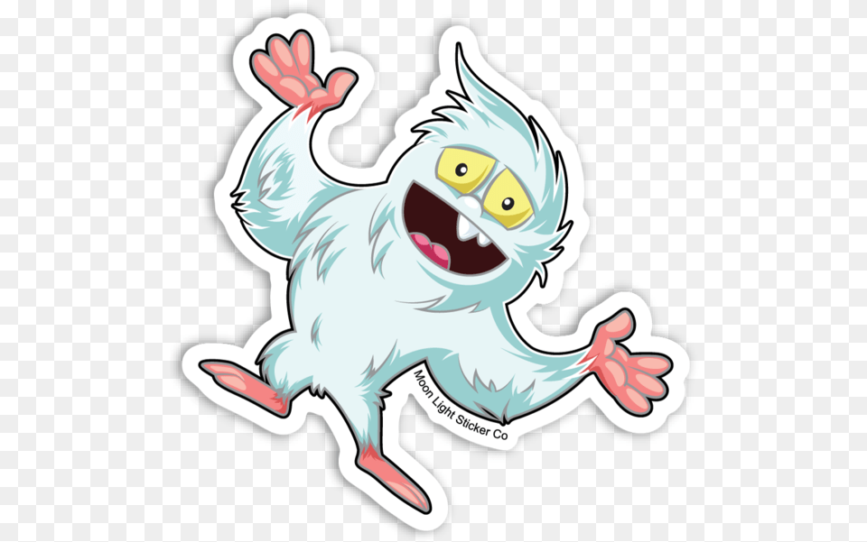Yeti Sticker Fictional Character, Baby, Person, Animal, Face Free Png Download