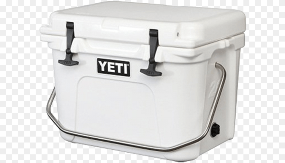 Yeti White Roadie 20 Cooler, Appliance, Device, Electrical Device, Mailbox Png Image