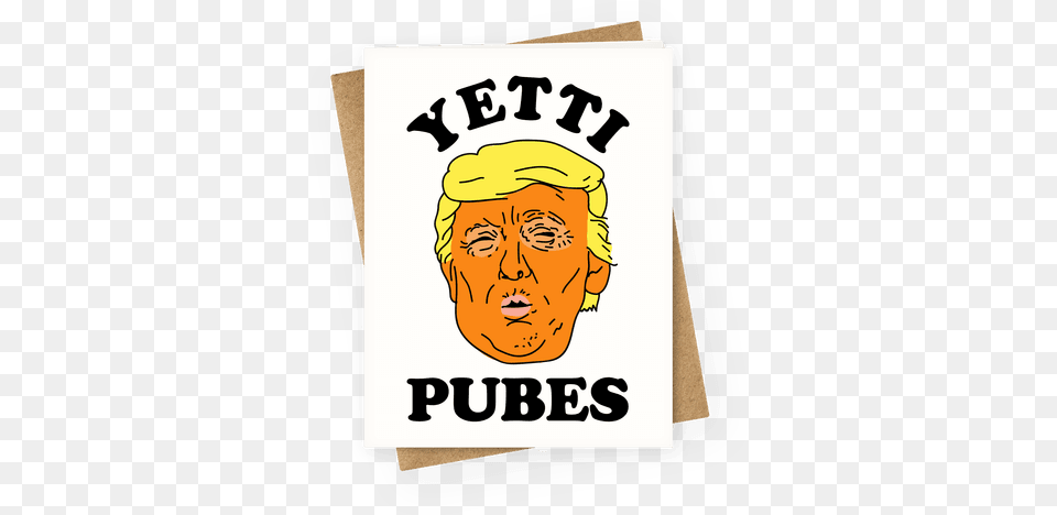 Yetti Pubes Greeting Card T Shirt, Advertisement, Poster, Baby, Face Png Image