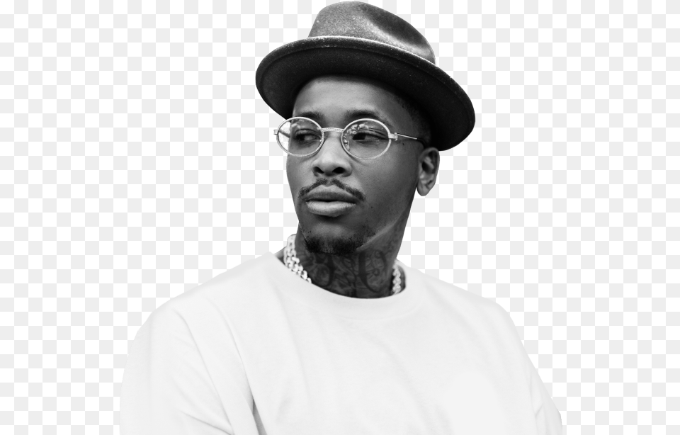Yg Black And White, Man, Male, Person, Head Png