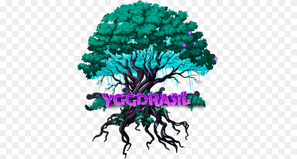 Yggdrasil Gambling, Art, Graphics, Green, Tree Png Image