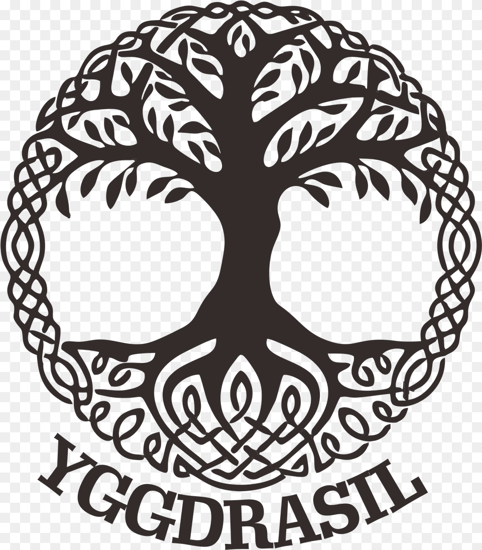 Yggdrasil Website Designers Celtic Symbols Tree Of Life, Emblem, Symbol, Logo, Person Free Png