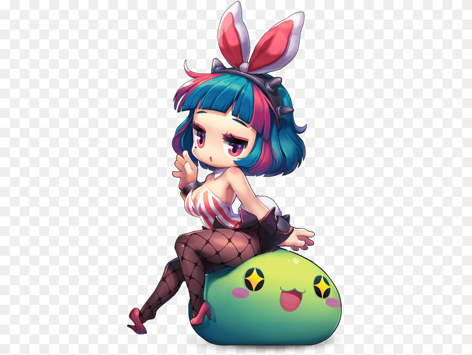 Yglmmnl Maplestory 2 Bunny Girl, Book, Comics, Publication, Baby Png