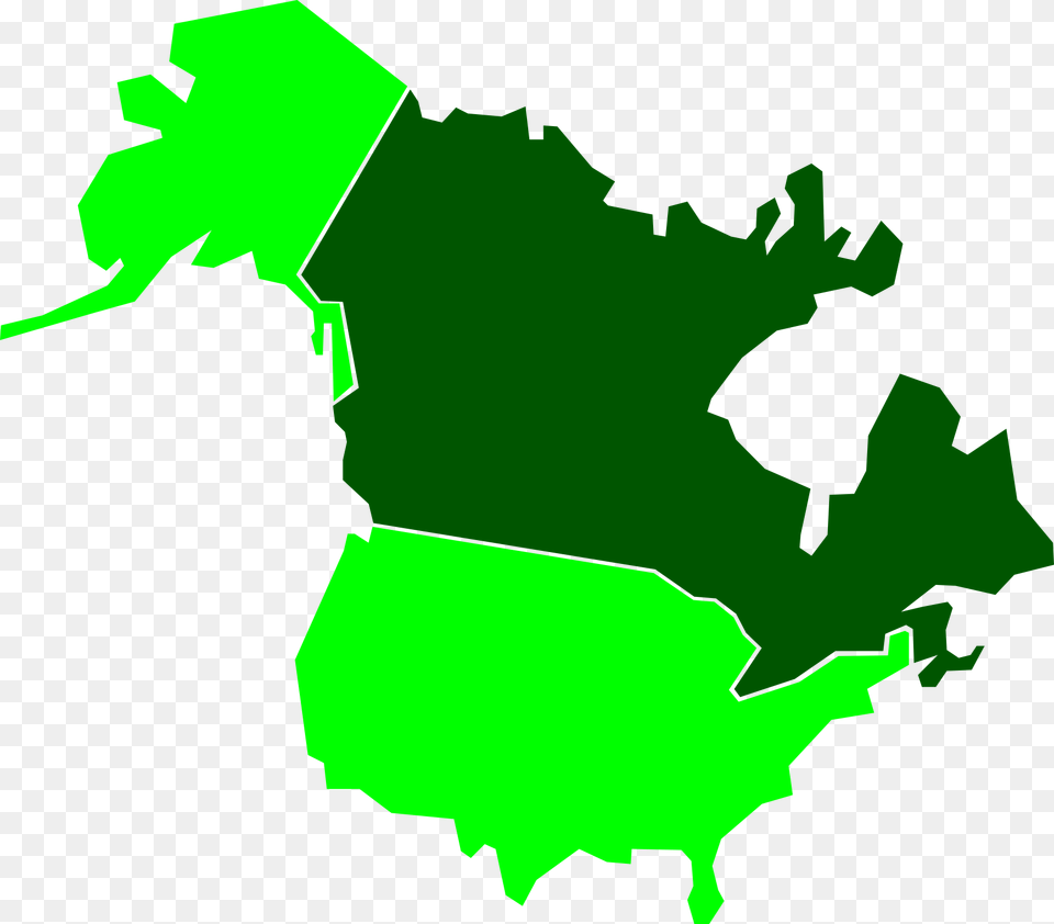Ygn North America Iync, Chart, Green, Plot, Map Free Png