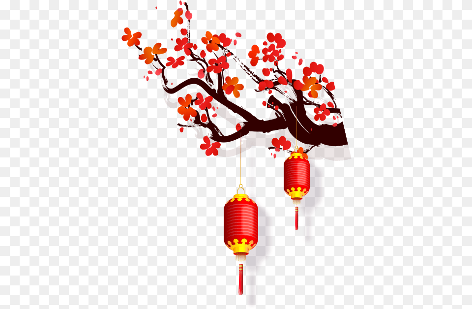 Yi Ci Lantern Chinese New Year Tree Lantern Transparent, Lamp, Art Png