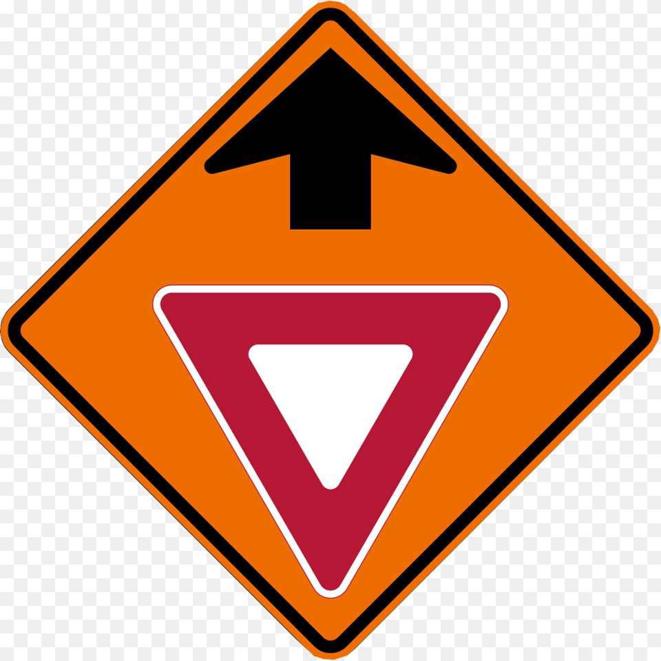 Yield Ahead Symbol Stop Ahead Sign Road Work, Road Sign Png