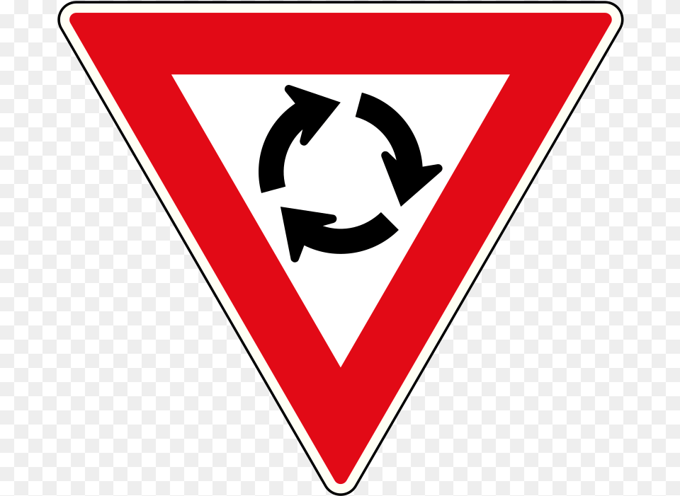 Yield R2 2 Road Sign, Symbol, Road Sign, Dynamite, Weapon Png Image