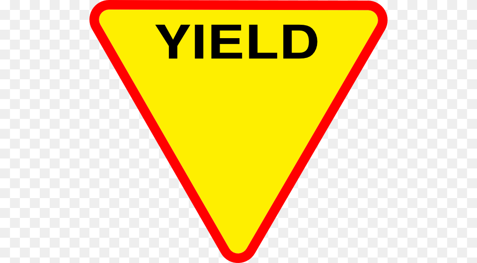 Yield Sign Clip Art Blank Road Sign Clip Art, Symbol, Road Sign Free Png Download