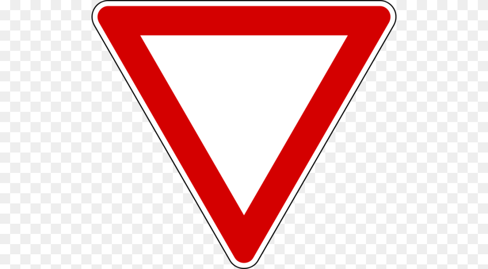 Yield Traffic Sign, Symbol, Triangle, Road Sign, Smoke Pipe Free Png Download